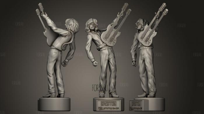 Jimmy Page stl model for CNC